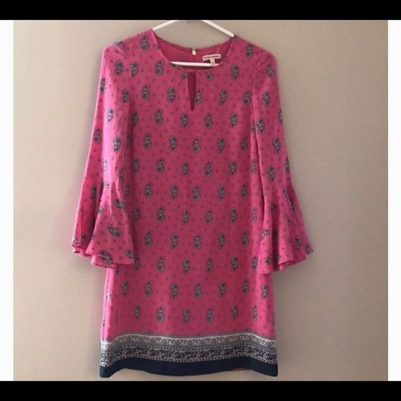 Juicy Couture pink paisley flower dress - Picture 3 of 6